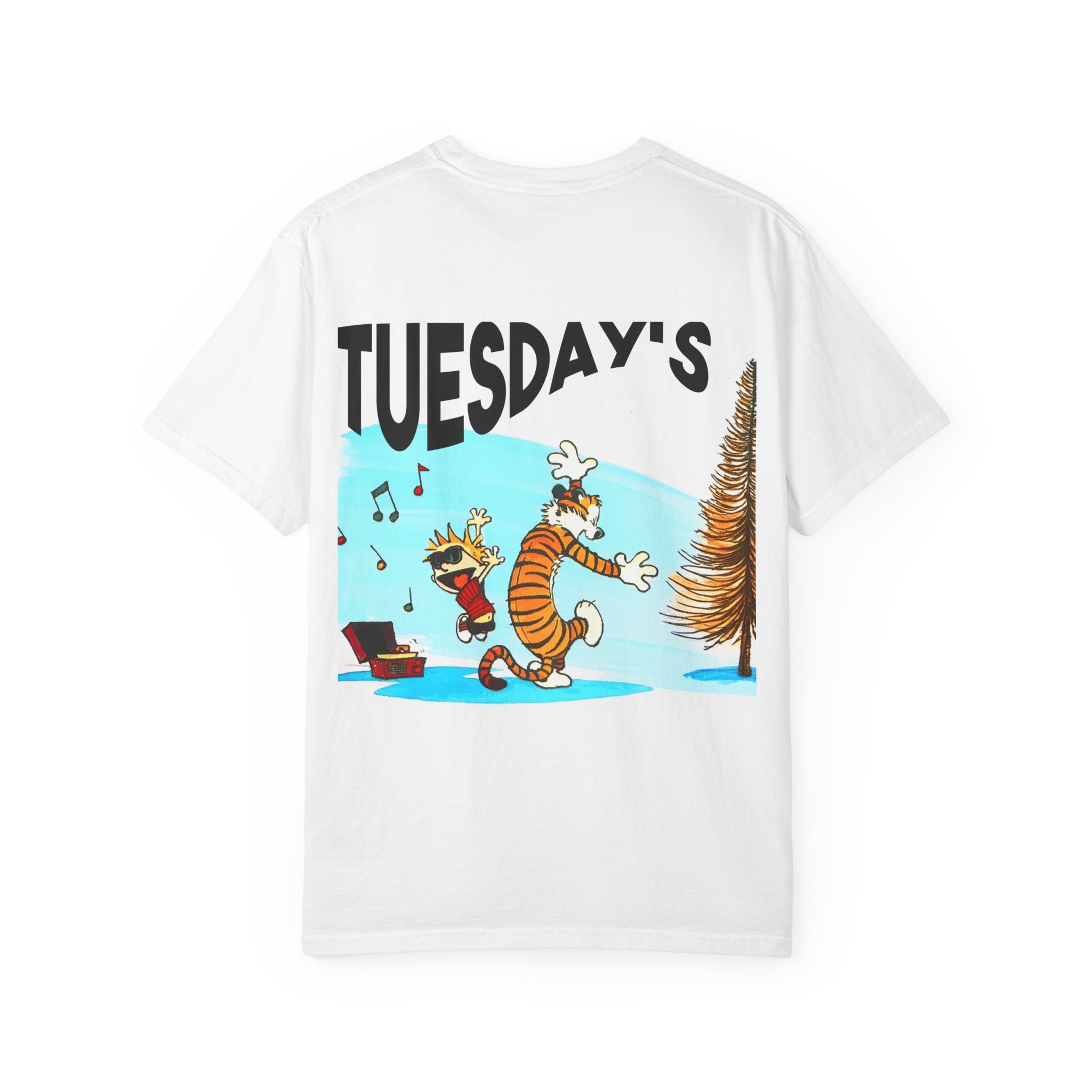Tuesdays Calvin and Hobs shirt.